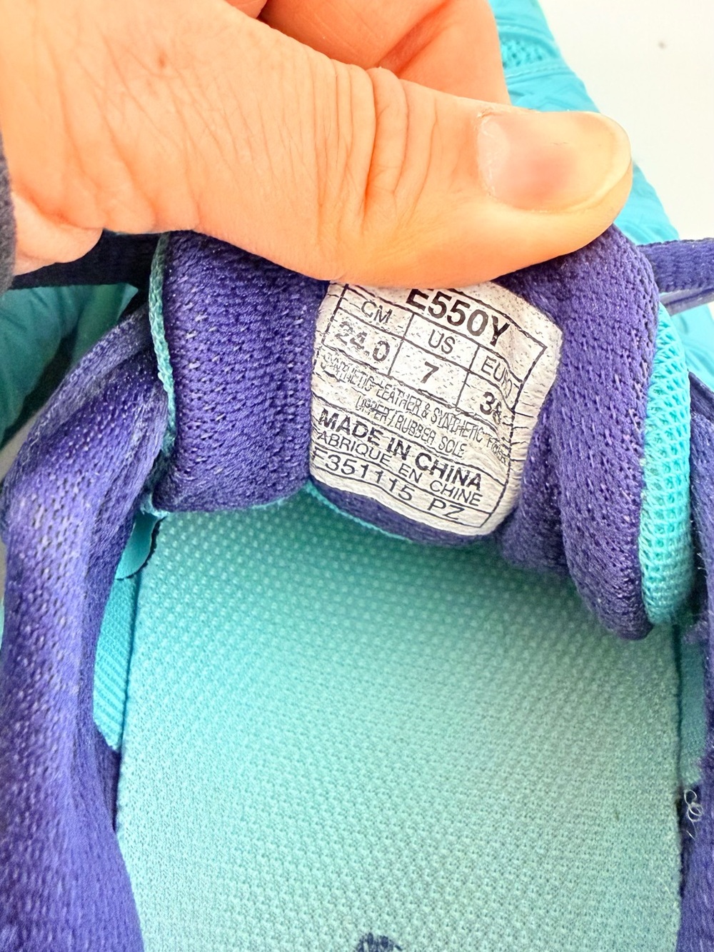 ASICS Gel Solution blue tennis shoes Size US 7 - Picture 10 of 12